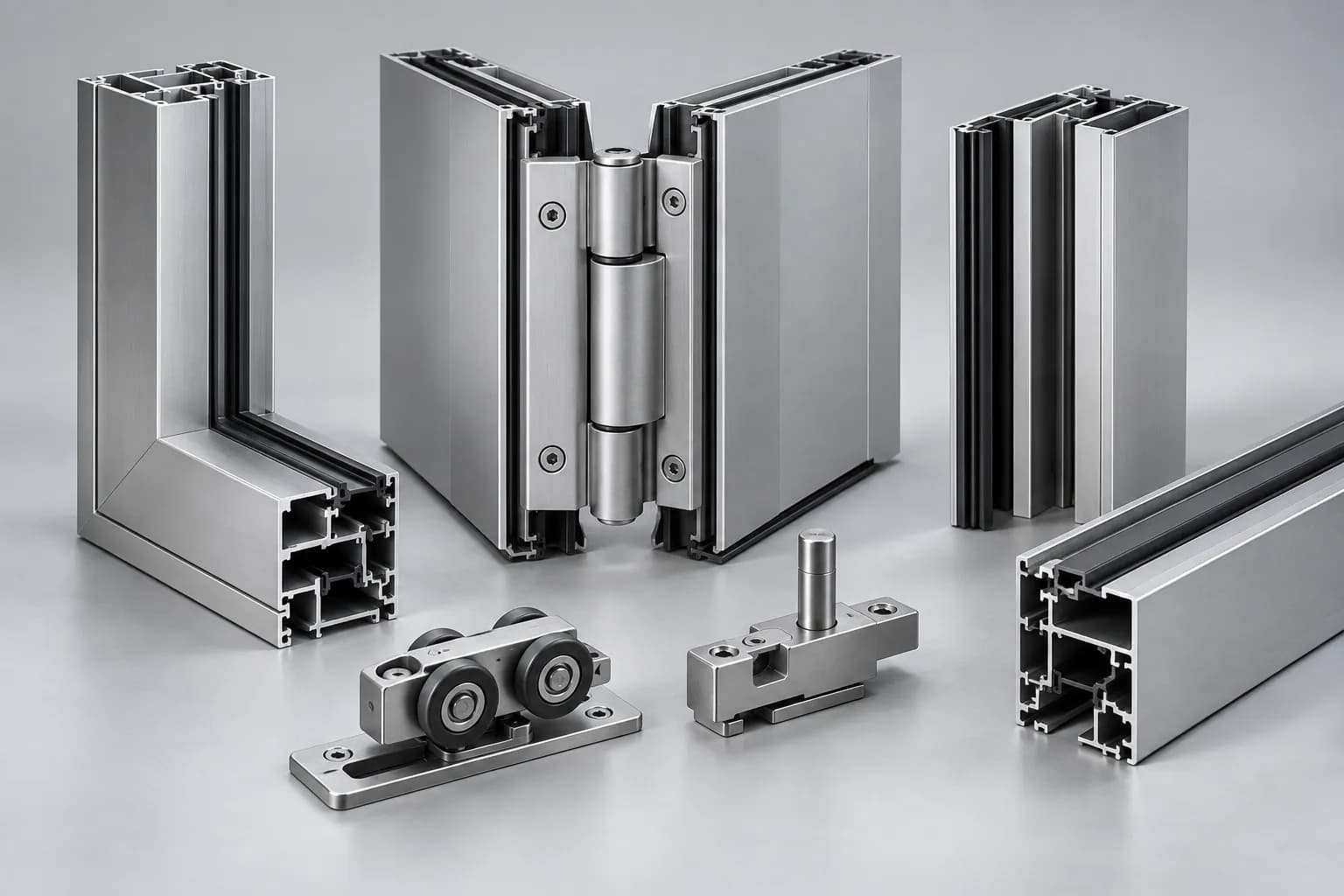 Aluminum Folding Door & Window Systems material sample from Iranian manufacturers