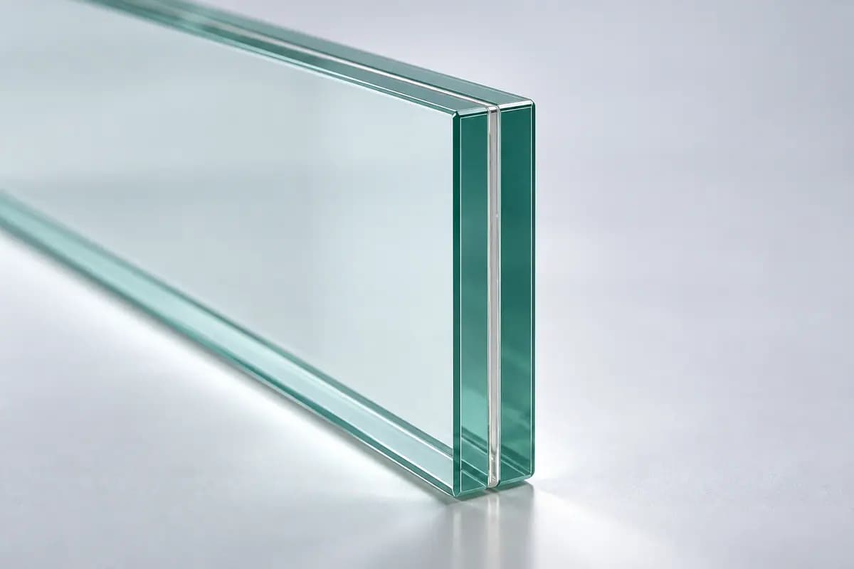 Laminated Glass — detail view of Iranian export product