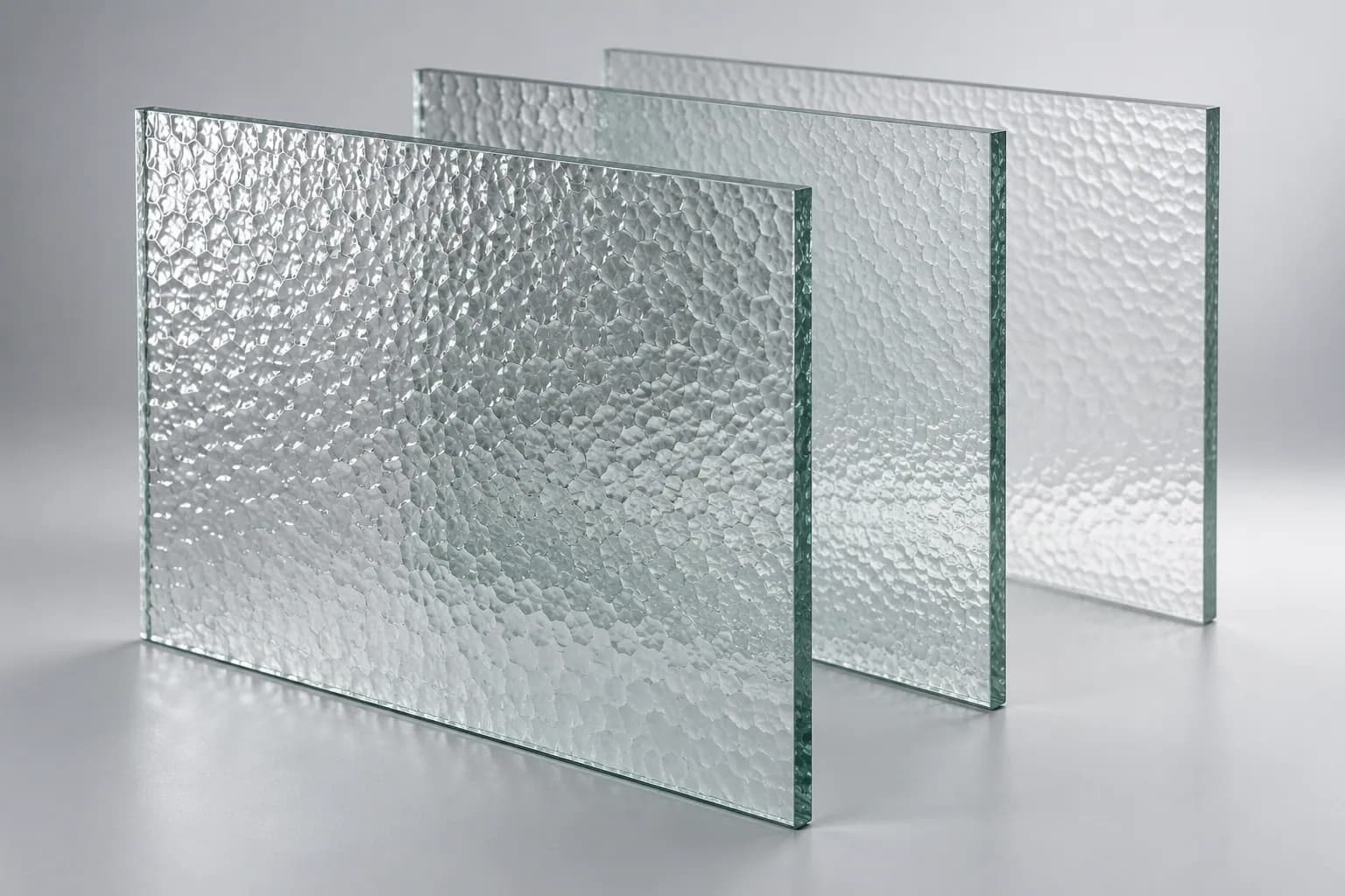 Patterned Glass material sample from Iranian manufacturers