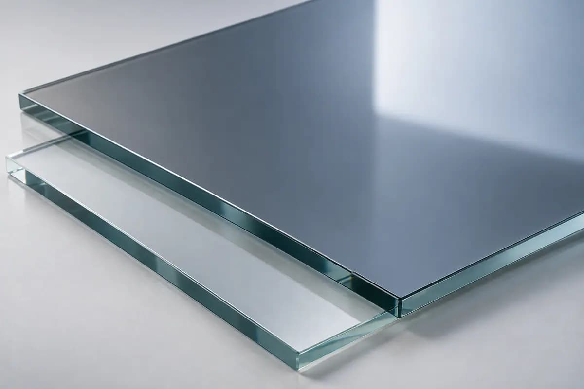 Reflective Glass — detail view of Iranian export product