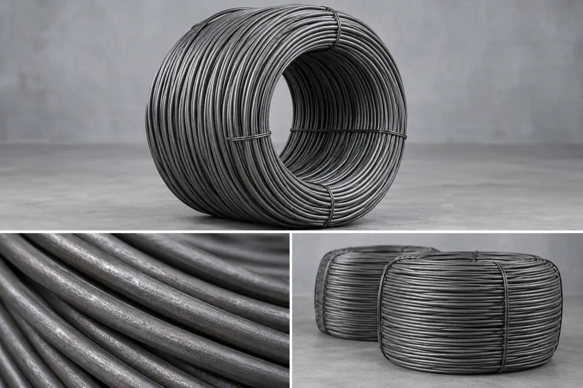 Steel Wire Rod — detail view of Iranian export product