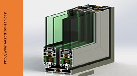 Aluminum Monorail thermal break sliding iran manufacturer