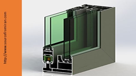 Aluminum nonthermal monorail profile iran manufacturer