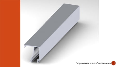 iran aluminum 6mm perforated profile