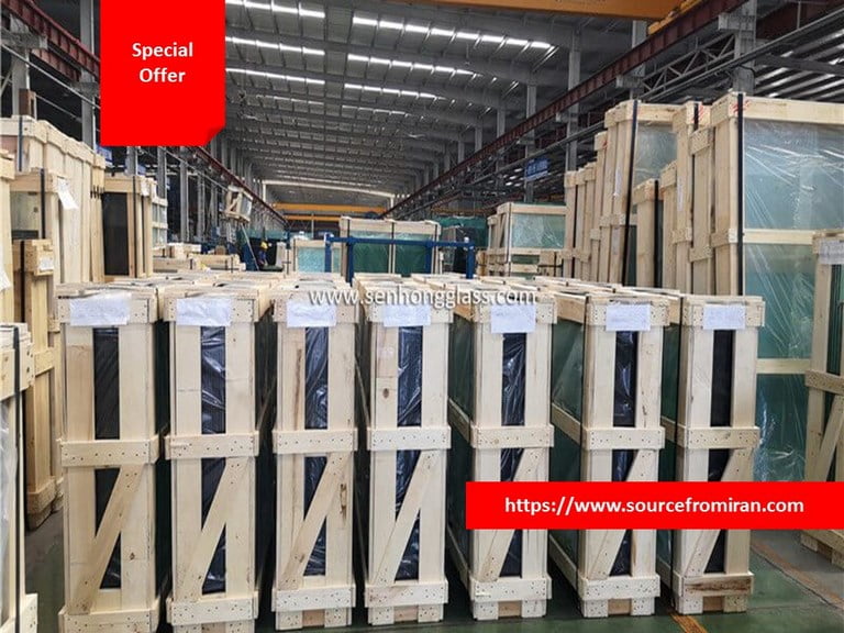 price laminated glass packaging 4+4 5+5 6+6 manufacturer iran buy exw fob